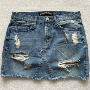 Jean Skirt size 6.